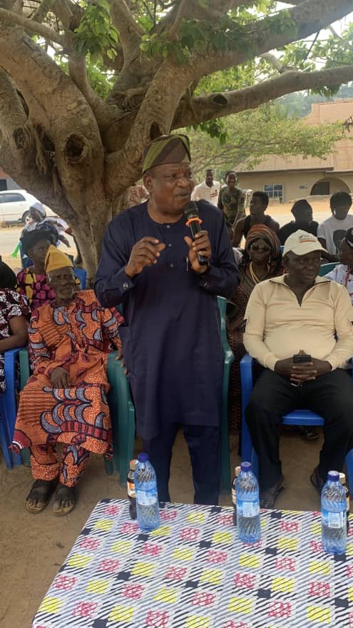 Ileteju Community members participating in cultural displays and festivities.